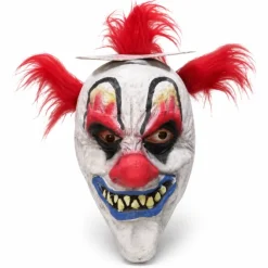 masker horror clown rood haar
