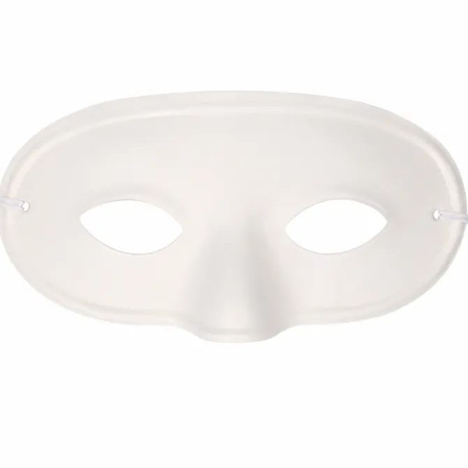 Masker rond wit half gelaat