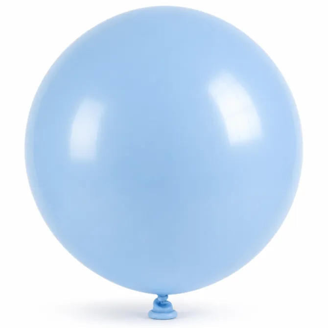 Mega Ballon Pastel - Blauw - 60cm - 1 stuk