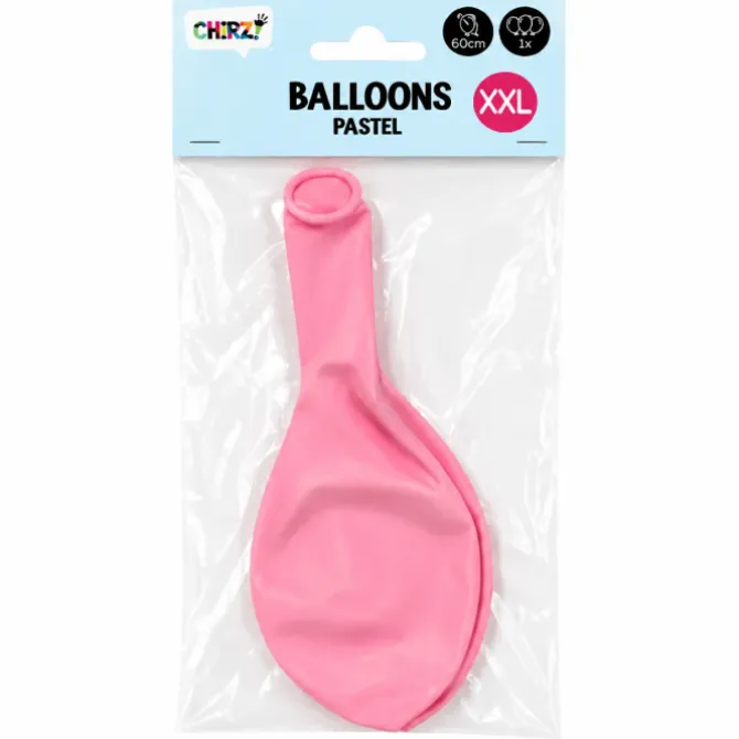 Mega Ballon Pastel - Roze - 60cm - 1 stuk