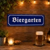 Metalen bord Biergarten