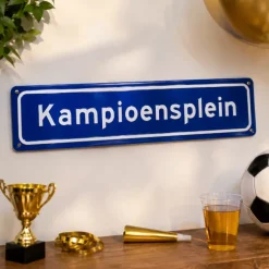 Metalen bord Kampioensplein