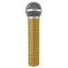 Microfoon disco goud