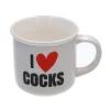 Mok I Love Cocks wit