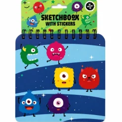 Monster Schetsboek met Stickers