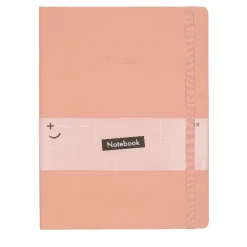 Notitieboek glitter roze A4