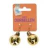 Oorbellen discobal goud