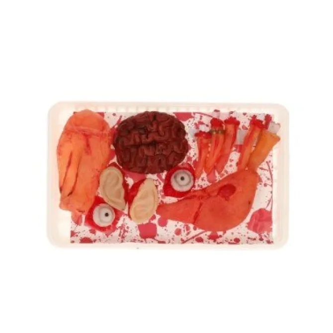 Organen bloederig Halloween beige/rood