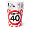 Papieren bekers 40 jaar verkeersbord 250ml 8St