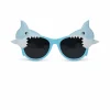 Partybril haaien blauw