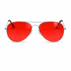 Partybril piloot rood