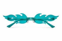 Partybril vlam blauw