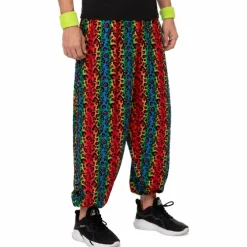 Party broek panter regenboog - S/M