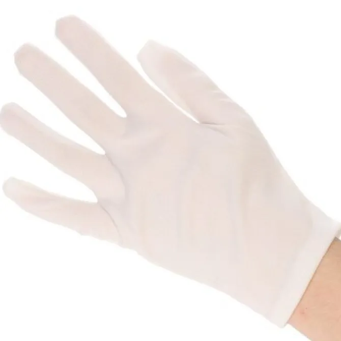 Party handschoenen wit one size