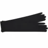 Party handschoenen zwart lang