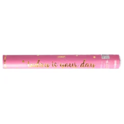 Party popper Roze Today is your day confetti goudkleur