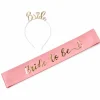 Party set Bride to be roze/goud