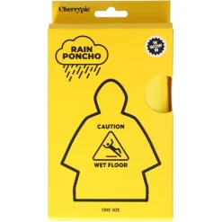 Poncho Caution wet floor