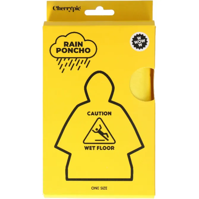 Poncho Caution wet floor