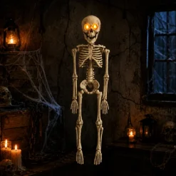 Pop skelet met verlichting - 48 cm