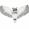 Pop uil met licht en geluid - 99 cm