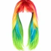 Pruik Reina regenboog