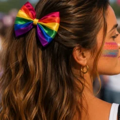 Regenboog haarclip