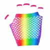 Regenboog handschoenen party