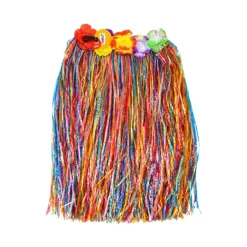 Rok hawaii lang meerkleurig one size