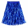 Rokje glitter folie blauw one size