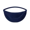 Schoudertas corduroy donker blauw