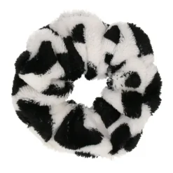Scrunchie koeienprint zacht