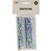 Serpentine metallic zilver 2 stuks
