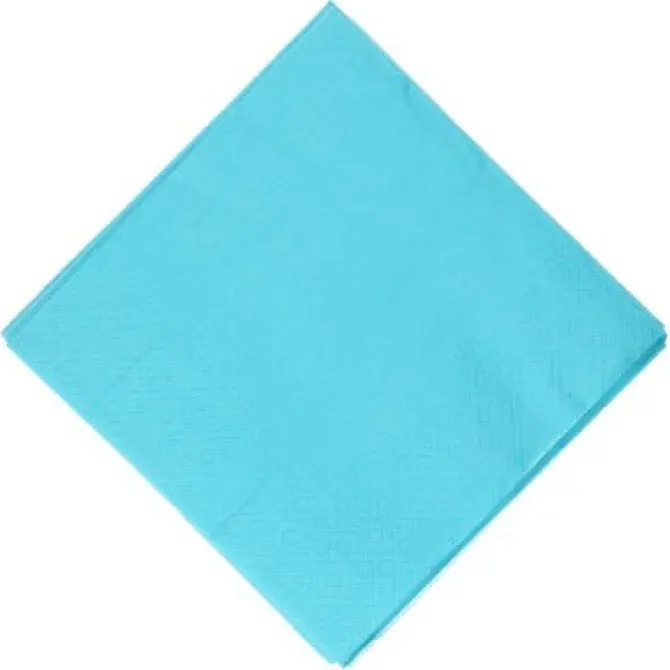 Servetten blauw 33x33 cm - 20 stuks
