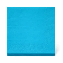 Servetten blauw 33x33 cm - 20 stuks
