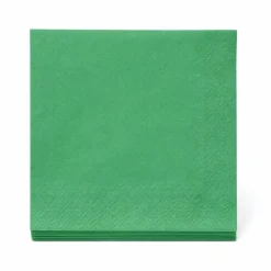 Servetten groen 33x33 cm - 20 stuks