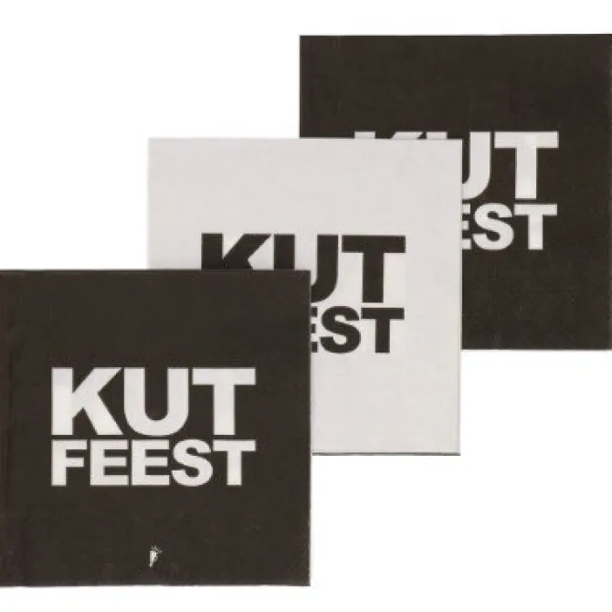 Servetten Kutfeest 33x33 cm - 20 stuks