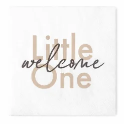 Servetten Welcome little one 33x33 cm - 20 stuks