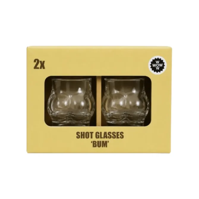 Shotglaasjes Billen - 2 stuks