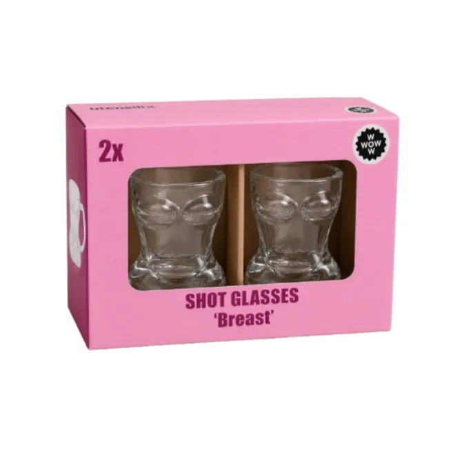 Shotglazen borsten - 2 stuks