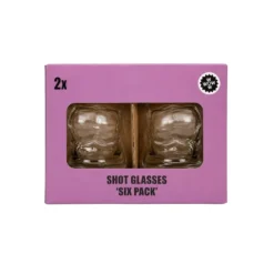 Shotglazen Sixpack - 2 stuks