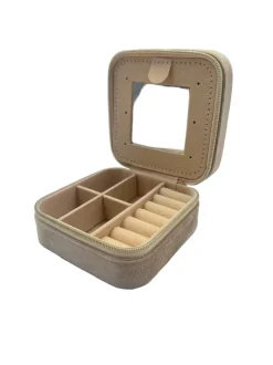 Sieradendoosje Rechthoek Taupe