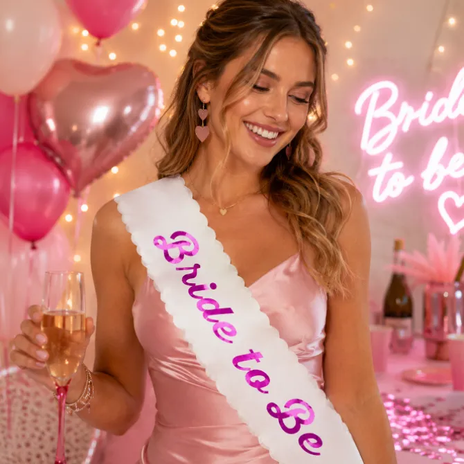 Sjerp Bride to be roze/wit