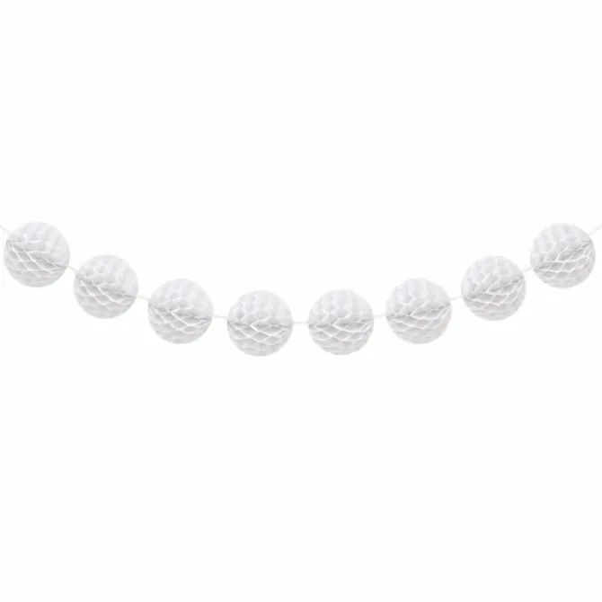 Slinger honeycomb wit 2,5m 8 stuks