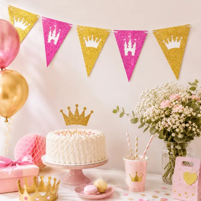 Slinger prinses - 4m (15 vlaggen)