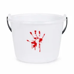 Snoepemmer Halloween hand bloederig wit