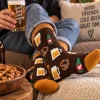 Sokken - funny bier pretzel - maat 40-45