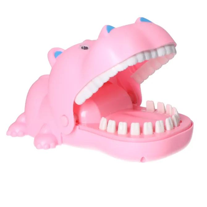 Spel bijtende hippo roze