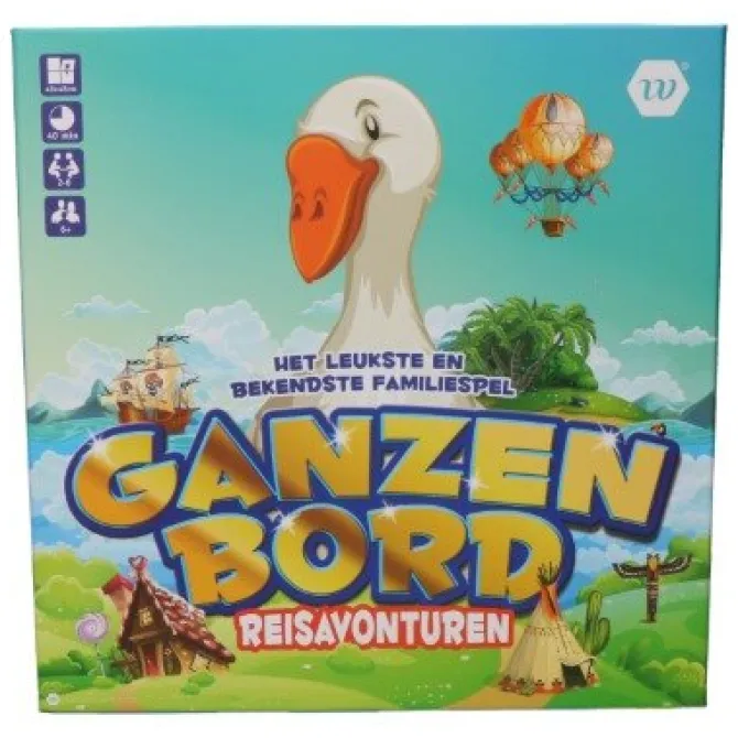 Spel Ganzenbord reisavonturen