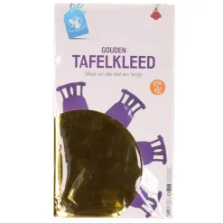 Tafelkleed folie goud 274cm x 137cm